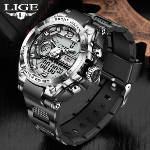 Digital Men Military Watch 30m Waterproof Wristwatch LED Quartz Clock Sport Watch Male Big Watch Men S Shock relogios masculino