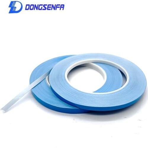 DONGSENFA 25m 5/8/10/12/15mm Width Transfer Tape Double Side Thermal Conductive Adhesive Tape for Chip PCB LED Strip Heatsink