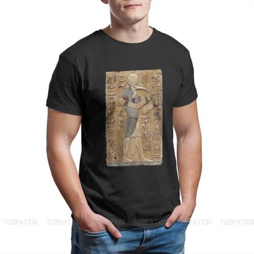 Egyptian Ancient Egypt Culture Thoth -Ancient ian deity T Shirt Men Vintage Clothing Top Cool Tshirt Graphic Short Sleeve