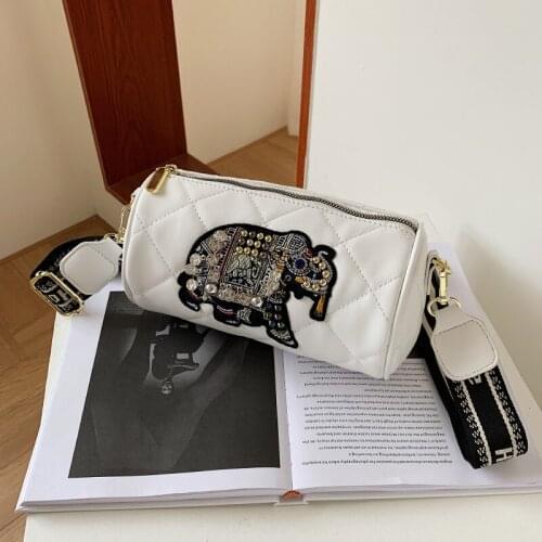 Purple Spirit Bird - Fashion Shoulder Bag designer Women crossbody bags Female Leather white small bags for women brand 2021