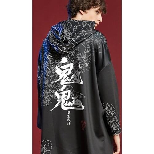 Fashion Harajuku Hoodie Sweatshirt Mens Casual Black Hip Hop Hoodie Print Asian Streetwear MenS Clothing 2020 Pullovers FF2949