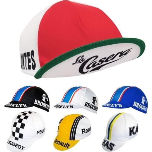 Team Cycling Caps Men Kas Molteni Pdm Brookym Bike Riding Hat Retro Outdoor Bicycle Headwear