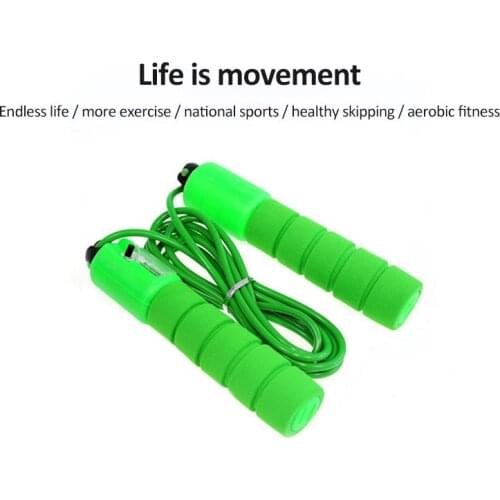 New Fast Speed Counting Jump Rope Handle Skipping Sports Fitness Aerobic Jumping Exercise Non-Slip Handle Lose Weight Jump Rope