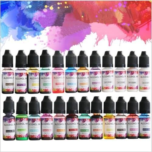 16 Colors 10g/Bottle 3D blooming fluid UV Resin Liquid Dye Pigment Resin Epoxy For DIY Jewelry Making Crafts Coloring