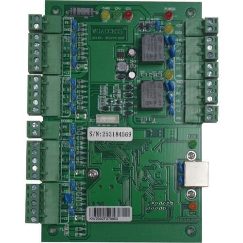 TCP/IP Door Access Control System Board IC/ID Card Reader Issuer Two Exit Button