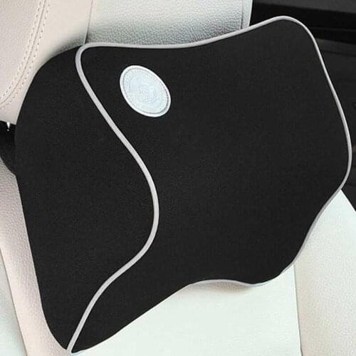Universal Car Neck Pillow Adjustable Head Restraint Space Memory Foam Fabric Auto Headrest Car Accessories