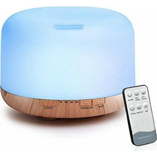 500ML Air Humidifier Essential Oil Aroma Diffuser USB Air Purifier Mute Home Bedroom 7-Color LED Light Diffuser Aromatherapy