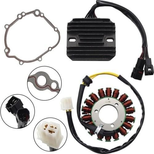 Motorcycle Stator Coil Regulator Rectifier Gasket Set For Suzuki GSXR600 GSXR750 11483-01H00 32800-21H00 32800-02H00 31401-01H00