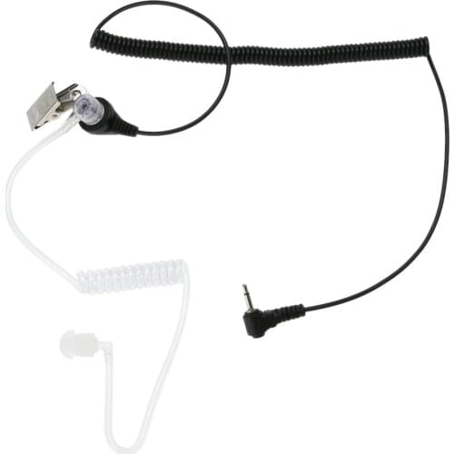 1 PIN 2.5mm Clear Covert Acoustic Tube Earpiece Earphone for Motorola 2way Talkabout Radios Mic Headset