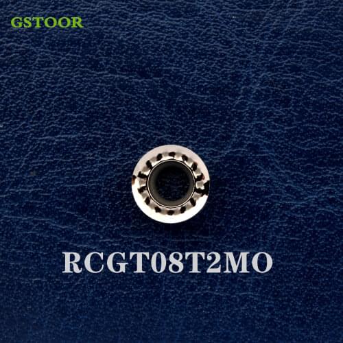 10PCS RCGT08T2MO RCGT1003MO RCGT1204MO RPGT1003MO RPGT10T3MO RPGT1204MO AK GH02 Aluminum Lathe Cutter Truning Tools