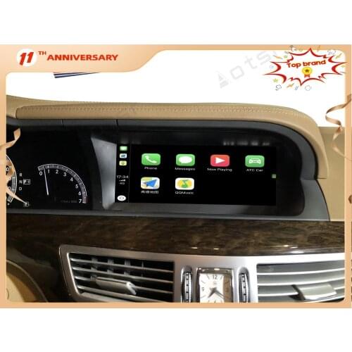 6+128G Android 10 Car Radio For Mercedes Benz S W221 2006-2012 Auro GPS Navigation Multimedia Player Wireless Carplay DSP Video