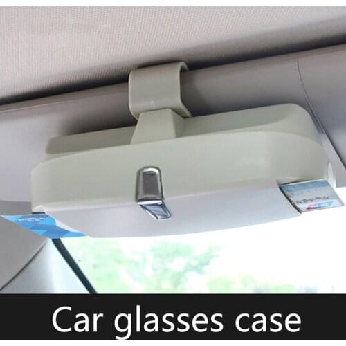 Car Universal Sunglasses Holder Accessories Glasses Case Holder Multifunctional Eyeglass Case Box Holder For Glasses