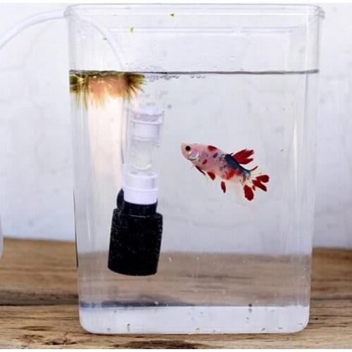 Silent Mini Water Pneumatic Filter for Fish Bowl Aquarium