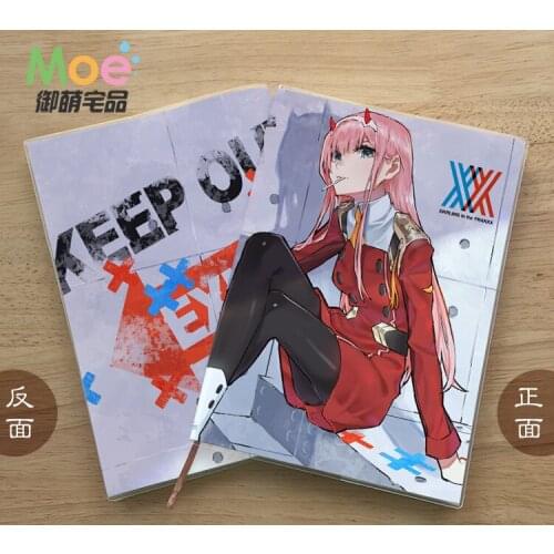 Anime DARLING in the FRANXX Figure Student Notebook Delicate Eye Protection Notepad 6601 Diary Memo Gift