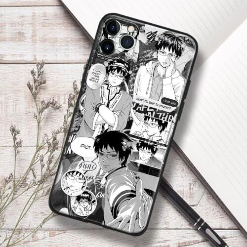 The Disastrous Life of Saiki K Glass Soft Silicone Phone Case FOR IPhone SE 6s 7 8 Plus X XR XS 11 12 Mini Pro Max Cover Shell