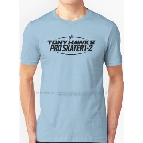 Tony Hawks Pro Skater 1 2 T Shirt 100% Pure Cotton Skate Boarding Video Games Gaming Tony Hawk