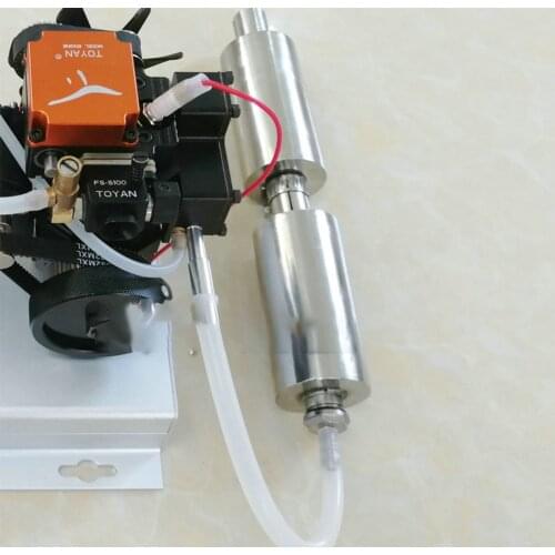 Exhaust Pipe Muffler Silencer for TOYAN Engine/Other Brands Engine (2 Section Muffler Silences 2 Times)