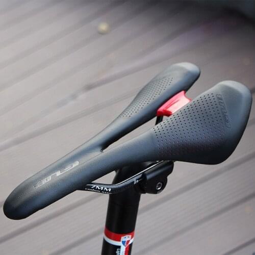 GUB 1138 Carbon Saddle Bicycle Seat Mat Racing Seat Bow Seat Cushion MTB Road Bike Cushion 270X140MM