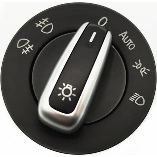 Chrome Fog Light Headlight Switch For Golf 5 6 MK5 MK6 Tiguan Passat B6 CC Touran Jetta MKV RABBIT Caddy 5ND941431B 5ND 941 431B