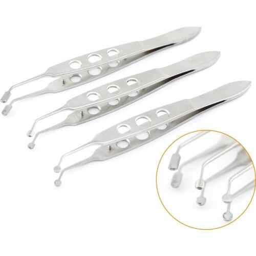 Meibomian gland massage tweezers squeeze rolling eyes double eyelid surgery tools ophthalmic stainless steel