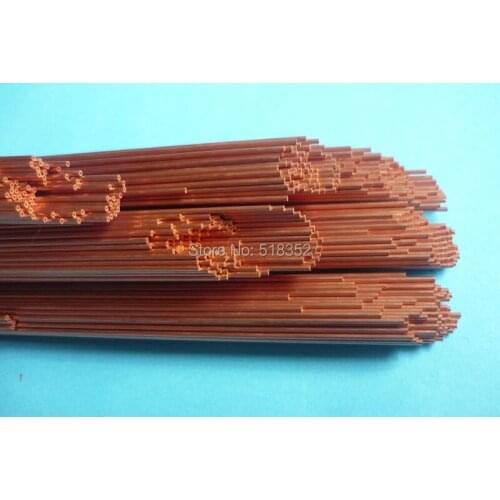 1.9mmx500mm Single Hole Ziyang Copper Electrode Tube for EDM Drilling Machines