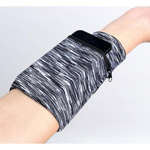 Multifunctional Sports Band Zipper Ankle Wrap Sport Wrist Strap Wallet Storage Bag Case Badminton Basketball Wristband Sweatband