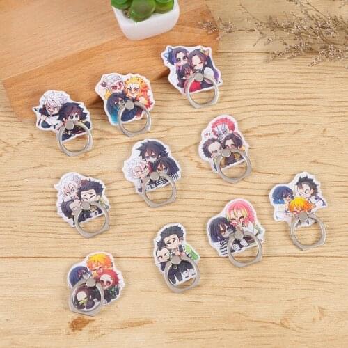 [MYKPOP]Demon Slayer Figures 360 Degree Rotate Mobile Phone Holder for All Smart Phones, Amine SC20051722