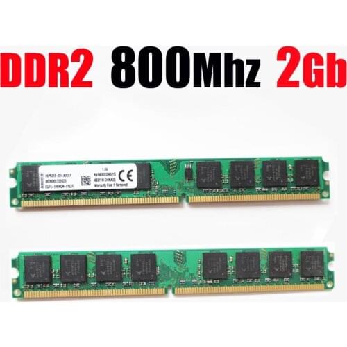 2gb ddr2 800mhz desktop ddr2 ram / PC2-6400 memroy / ddr 2 2gb 2G 2gb ( for AMD for intel motherboard ) lifetime warranty