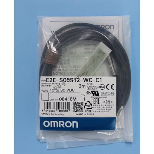 Original Omron Proximity E2E-S05S12-WC-C1 E2E-S05S12-WC-B1 E2E-C04S12-WC-C1 E2E-C04S12-WC-B1 E2E-S04SR8-WC-C1 E2E-S05N03-WC-C1