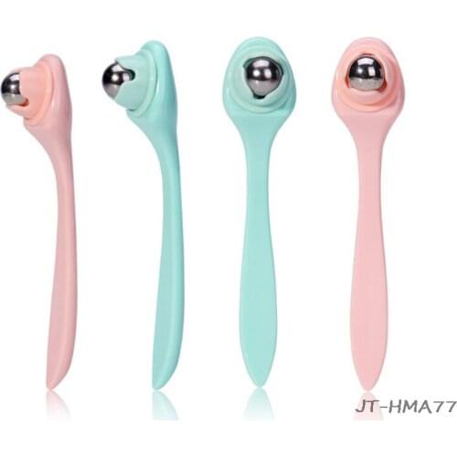 Portable 360 Degree Manual Eye Massager Ball Massage Roller Women Vibration Soothing Black Eye Ring Eye Bag Removal/1 Pcs