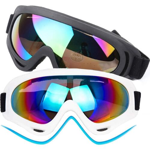 Anti-fog Snow Ski Glasses Candy color Professional Windproof X400 UV Protection Skate Skiing Goggles