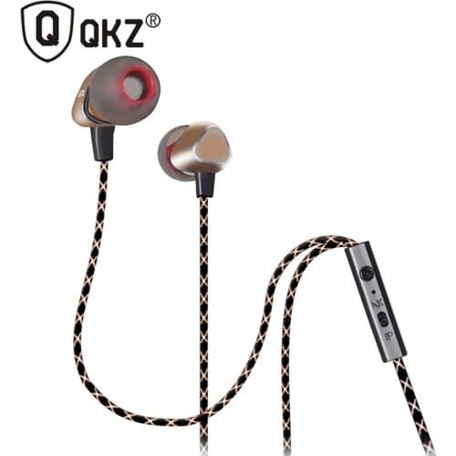 QKZ X36M In Ear Earphones 3.5mm Super Stereo Headset audifonos With Mic for Universal Mobile Phone Tablet Sports Earphone Headse