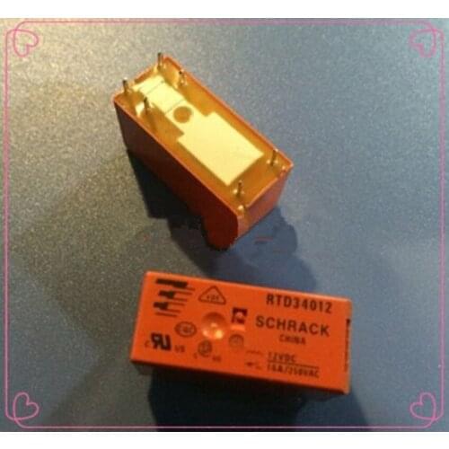 RTD34012 2-1649328-2 TE Tyco Relay 16A 12VDC DIP6 SPST-NO (1 from A) new and original