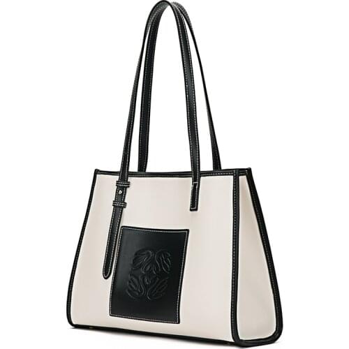 Shoulder bag bolso grafico ocasional women pu leather tote bag large capacity shoulder