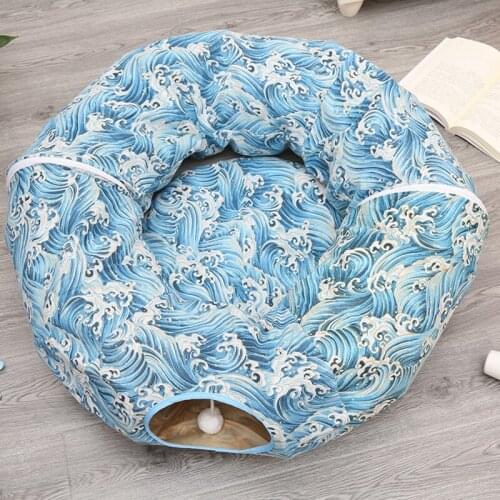 Pet Supplies Foldable Aisle Rolling Cat Bed Cat Tunnel Toys