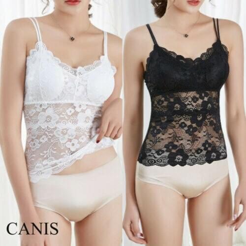 Women Ladies Casual Sleeveless Tank Tops Ladies White Black Crop Top Short Female Summer Tops Thin Lace Sexy Sling Clothing