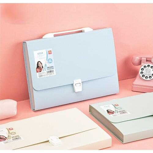 13 Grids Handheld File Folder Organ Box Bag Multi-function Organizer Storage Holder Office Document A4 Paper Folder
