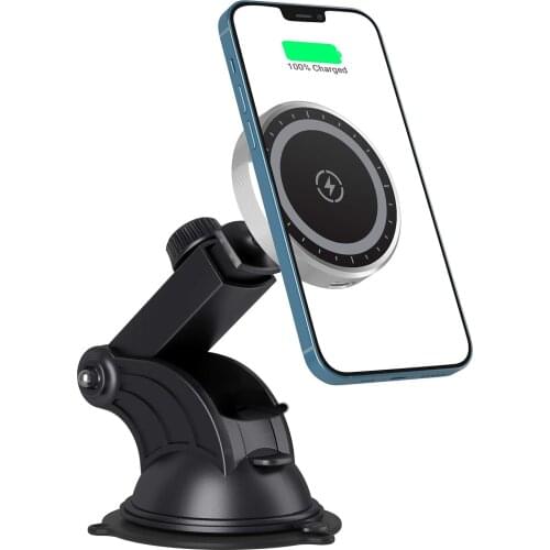 15W Magnetic Wireless Car Charger Holder for iPhone 12 Pro Mini Max Air Vent Dashboard Car Mount Phone Stand MagSafe Charging