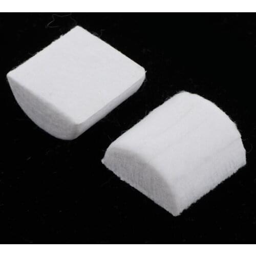 2 lot Wool Felt Drum Dampening Pad Electric Drums Beater Head Percussion Set