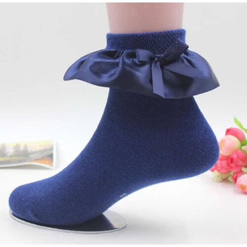 2019 Girls Socks Toddler girl Newborn Princess Ruffle Lace Sock For Baby Kids Summer short princess Sock