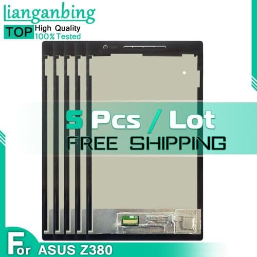 5 Pcs Original LCD For Asus Zenpad 8.0 Z380 Z380KL Z380M P024 P00A LCD Display Touch Screen Digitizer Assembly For Asus Z380