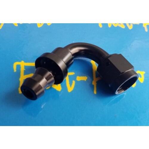 9/16unf thread an6 6an an 6 push on push-on 120degree 120 degree hose end adaptor adapter fitting