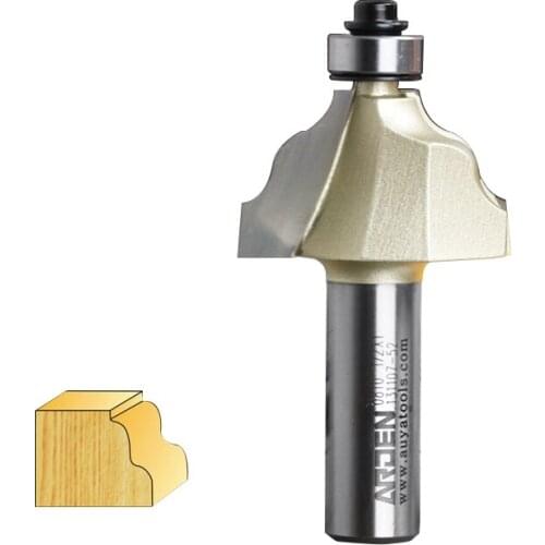 Fresas para router Woodworking tool Three Round-Over Handrail Bit Arden Router Bits - 1/2*5/8 - 11.1mm " Shank - Arden A0810178