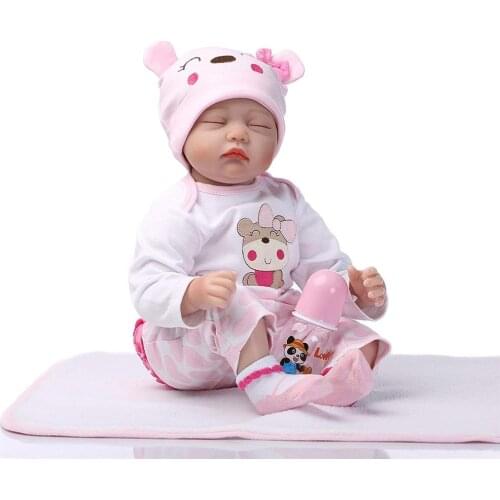 LIANYUN 40cm/16" Cute reborn lifelike baby doll is a gift for kids