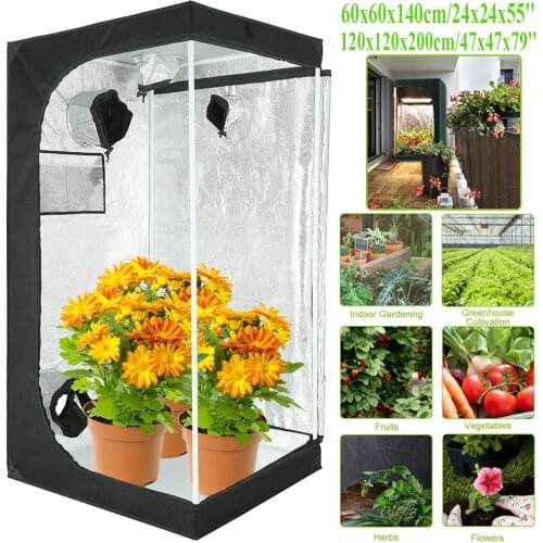 140cm/200cm Indoor Hydroponics Grow Tent Growing Plants Room Box Led Grow Plant Light Reflective Mylar Garden Greenhouses D30