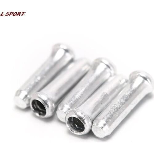 Dia 2mm Length 22mm Bike Brake Shifter Inner Cable End Caps Cable Tip Silver Wire End Cap Fit Brake Shift Derailleur Inner Cable