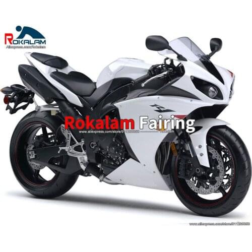 Bodyworks For Yamaha R1 YZF1000 2009 2010 2011 YZFR1 09 11 White Motorbike Fairing Kit (Injection Molding)