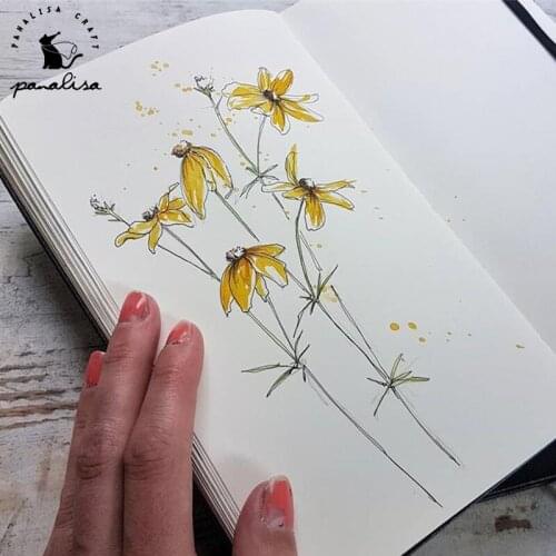 PanalisaCraft Garden Flower Transparent clear stamp for DIY Scrapbooking/Card Making/Kids Christmas Fun Decoration Supplies