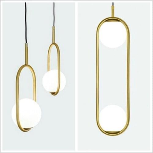 Bedside chandelier bedroom creative personality modern minimalist light luxury restaurant Nordic style decorative lamps