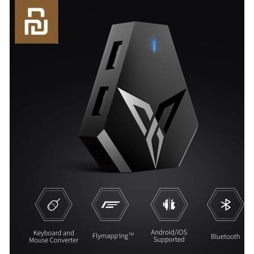 Q1 Mobile Phone Game Mouse Keyboard Converter Adapter for PUBG Auxiliary Controller Bluetooth Connection For Android/IOS